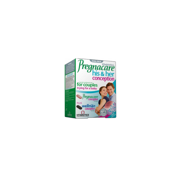 Vitabiotics Pregnacare His & Her Conception Dual Pack 2x30 ταμπλέτες